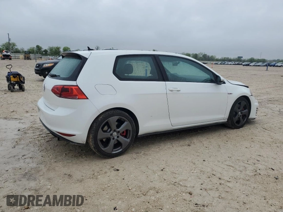2016 Volkswagen GTI S with VIN 3VWY47AU0GM003440, listed as a Copart auction lot 51053775 with 79,954 mi miles and Salvage Title. Bid and sale history available at DreamBid. Image 3.