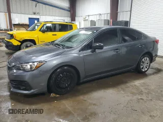2021 Subaru Impreza with VIN 4S3GKAB65M3604356, listed as a Copart auction lot 80659444 with 86,109 mi miles and Salvage Title. Bid and sale history available at carsss.com. Image 1.