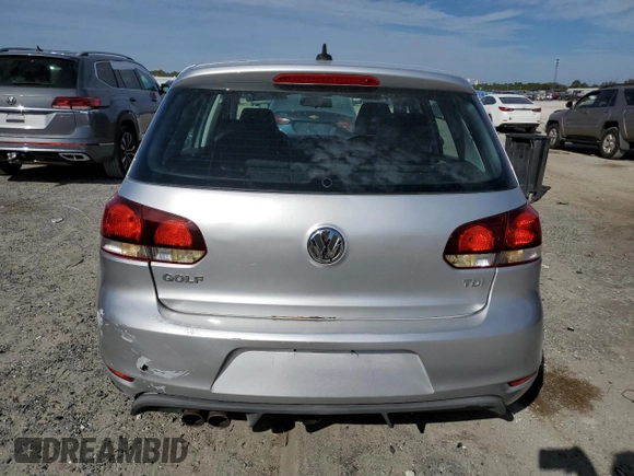 2014 Volkswagen Golf TDI w/Sunroof & Nav with VIN WVWDM7AJ6EW002233, listed as a Copart auction lot 43120925 with 120,140 mi miles and Clean title. Bid and sale history available at DreamBid. Image 6.