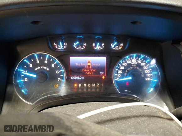 2012 Ford F-150 XL with VIN 1FTFW1EF6CFB89105, listed as a Copart auction lot 58137015 with 170,808 mi miles and Clean title. Bid and sale history available at DreamBid. Image 9.