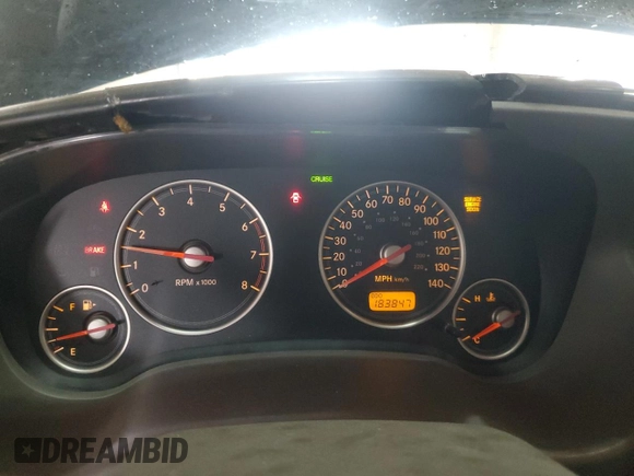 2003 Chrysler Sebring with VIN 4C3AG42G43E185830, listed as a Copart auction lot 55727655 with 183,847 mi miles and Salvage title. Bid and sale history available at DreamBid. Image 9.