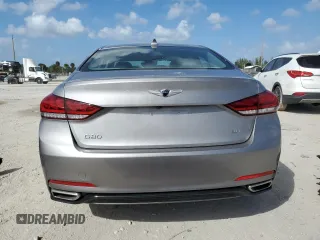 2020 Genesis G80 3.8L with VIN KMTFN4JE2LU332663, listed as a Copart auction lot 78372134 with 15,812 mi miles and Salvage Title. Bid and sale history available at carsss.com. Image 6.