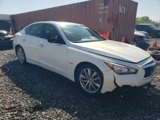 2014 Infiniti Q50 Hybrid Premium z VIN JN1AV7AP4EM691207, wystawiony jako Copart lot #52329415 z przebiegiem 175 294 mil mil oraz Szkody całkowita. Historia ofert i sprzedaży dostępna na DreamBid. Obrazek 4.