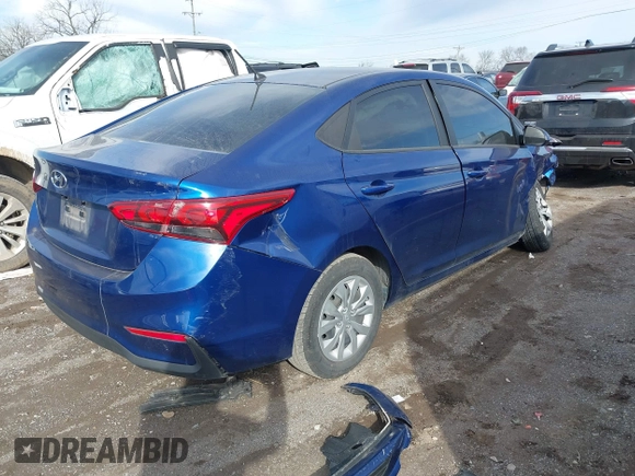 2022 Hyundai Accent SE with VIN 3KPC24A64NE177005, listed as a IAAI auction lot 41646385 with Not Provided miles and . Bid and sale history available at carsss.com. Image 4.