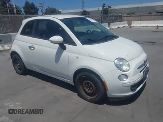 2013 FIAT 500 Pop with VIN 3C3CFFAR8DT646458, listed as a IAAI auction lot 42676797 with 110,148 mi miles and . Bid and sale history available at DreamBid. Image 1.