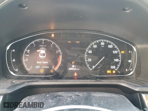 2019 Honda Accord Sport with VIN 1HGCV1F36KA107655, listed as a Copart auction lot 50586345 with 109,512 mi miles and Salvage Title. Bid and sale history available at carsss.com. Image 9.