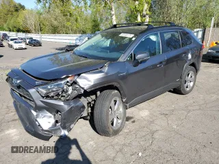 2021 Toyota RAV4 Hybrid LE z VIN 4T3B6RFV1MU042547, wystawiony jako Copart lot #53558175 z przebiegiem 77 985 mil mil oraz Szkoda całkowita • Salvage title. Historia ofert i sprzedaży dostępna na DreamBid. Obrazek 1.