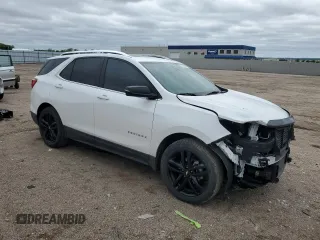 2021 Chevrolet Equinox LT with VIN 3GNAXUEV5ML348727, listed as a Copart auction lot 57305635 with 64,147 mi miles and Salvage title. Bid and sale history available at DreamBid. Image 4.