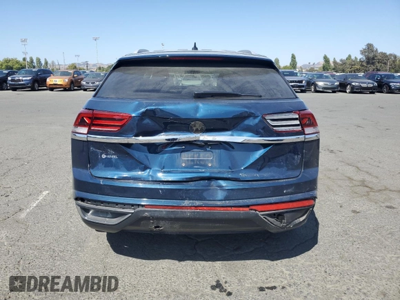 2020 Volkswagen Atlas S with VIN 1V2AC2CA0LC200471, listed as a Copart auction lot 60123715 with 46,994 mi miles and Salvage title. Bid and sale history available at DreamBid. Image 6.