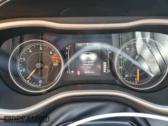 2016 Jeep Cherokee 75th Anniversary with VIN 1C4PJLCBXGW149100, listed as a Copart auction lot 52574015 with 96,308 mi miles and Salvage Title. Bid and sale history available at carsss.com. Image 9.