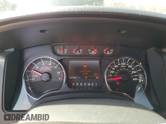 2014 Ford F-150 XL with VIN 1FTFX1ET5EFA49472, listed as a Copart auction lot 48054815 with 137,860 mi miles and Salvage Title. Bid and sale history available at carsss.com. Image 9.