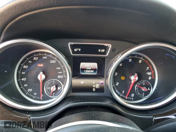2017 Mercedes-Benz GLS 450 with VIN 4JGDF6EE9HA874694, listed as a Copart auction lot 69668974 with 128,694 mi miles and Salvage Title. Bid and sale history available at DreamBid. Image 9.