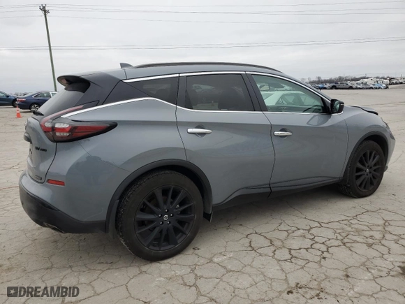 2022 Nissan Murano SV with VIN 5N1AZ2BS2NC125071, listed as a Copart auction lot 87424314 with 97,967 mi miles and Salvage Title. Bid and sale history available at carsss.com. Image 3.