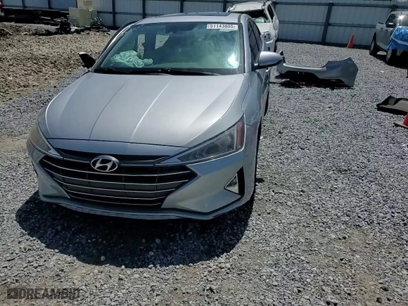 2020 Hyundai Elantra Value Edition with VIN KMHD84LF1LU954881, listed as a Copart auction lot 51143805 with 105,100 mi miles and Non Repairable. Bid and sale history available at carsss.com. Image 10.