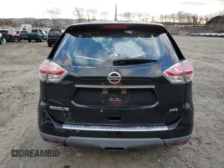 2016 Nissan Rogue SV with VIN KNMAT2MV6GP651437, listed as a Copart auction lot 41403585 with 189,693 mi miles and Salvage Title. Bid and sale history available at carsss.com. Image 6.