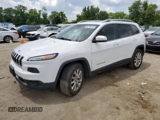 2016 Jeep Cherokee Limited with VIN 1C4PJMDB3GW337879, listed as a Copart auction lot 58710514 with 87,386 mi miles and Non Repairable. Bid and sale history available at carsss.com. Image 1.