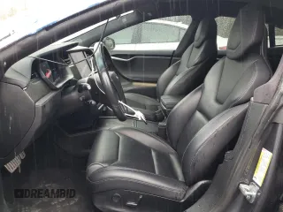 2019 Tesla Model S 100D with VIN 5YJSA1E49KF300356, listed as a Copart auction lot 43312715 with 81,915 mi miles and Salvage title. Bid and sale history available at DreamBid. Image 7.