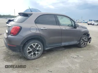 2016 FIAT 500X Trekking with VIN ZFBCFXCTXGP378129, listed as a Copart auction lot 59655095 with 159,386 mi miles and Salvage title. Bid and sale history available at DreamBid. Image 3.