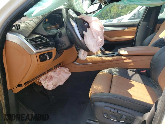 2019 BMW X6 xDrive35i with VIN 5UXKU2C50K0Z63076, listed as a Copart auction lot 61988993 with 0 mi miles. Bid and sale history available at carsss.com. Image 7.