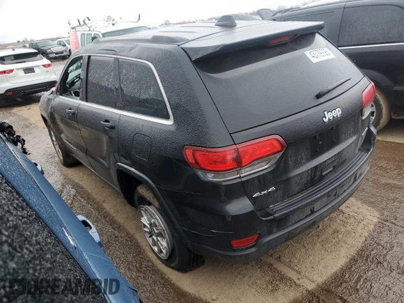 2020 Jeep Grand Cherokee Laredo E z VIN 1C4RJFAG3LC298226, wystawiony jako Copart lot #43779795 z przebiegiem 107 058 mil mil oraz Szkoda całkowita • Salvage title. Historia ofert i sprzedaży dostępna na DreamBid. Obrazek 2.