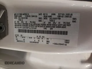 2015 Lincoln MKC with VIN 5LMTJ2AH5FUJ15147, listed as a Copart auction lot 45133245 with 110,872 mi miles and Salvage Title. Bid and sale history available at carsss.com. Image 13.