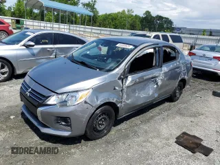 2023 Mitsubishi Mirage ES with VIN ML32FUFJ0PHF03852, listed as a Copart auction lot 55585925 with 77,504 mi miles and Salvage title. Bid and sale history available at DreamBid. Image 1.