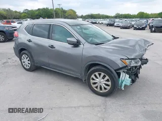 2017 Nissan Rogue SV with VIN KNMAT2MT5HP572065, listed as a IAAI auction lot 41866365 with 69,021 mi miles. Bid and sale history available at carsss.com. Image 1.