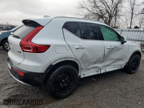 2023 Volvo XC40 Plus Bright Theme with VIN YV4L12UNXP2931564, listed as a Copart auction lot 86634444 with 27,997 mi miles and Salvage Title. Bid and sale history available at carsss.com. Image 3.