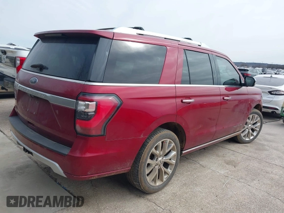 2018 Ford Expedition Platinum with VIN 1FMJU1LTXJEA15495, listed as a IAAI auction lot 41373116 with 150,385 mi miles. Bid and sale history available at carsss.com. Image 4.