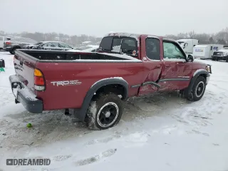 2002 Toyota Tundra SR5 with VIN 5TBBT44162S270417, listed as a Copart auction lot 45382645 with 185,437 mi miles and Salvage Title. Bid and sale history available at carsss.com. Image 3.