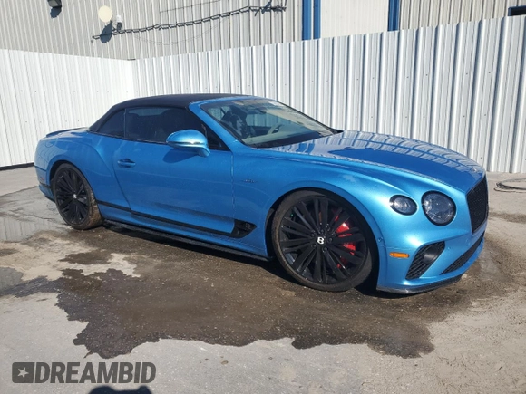 2023 Bentley Continental GT with VIN SCBDT4ZG2PC007396, listed as a Copart auction lot 73963464 with Not Provided miles and Non Repairable. Bid and sale history available at DreamBid. Image 4.