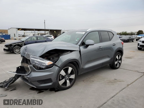 2019 Volvo XC40 Momentum z VIN YV4162UK3K2150716, wystawiony jako Copart lot #68485392 z przebiegiem 44 253 mil mil oraz . Historia ofert i sprzedaży dostępna na DreamBid. Obrazek 1.