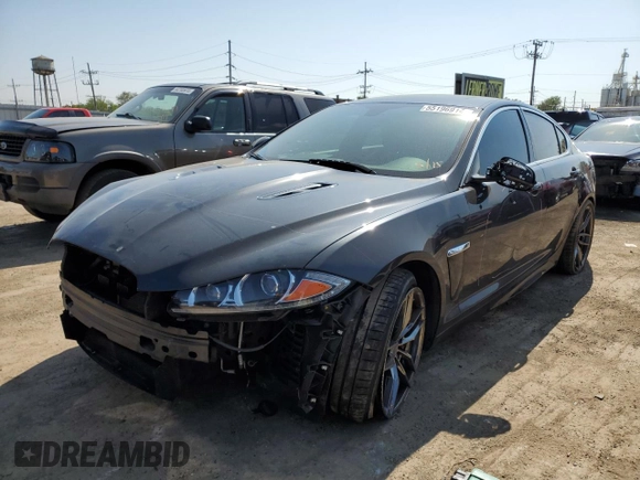 2013 Jaguar XF with VIN SAJWA8JCXDMS76359, listed as a Copart auction lot 55196914 with 85,266 mi miles and Salvage Title. Bid and sale history available at DreamBid. Image 1.