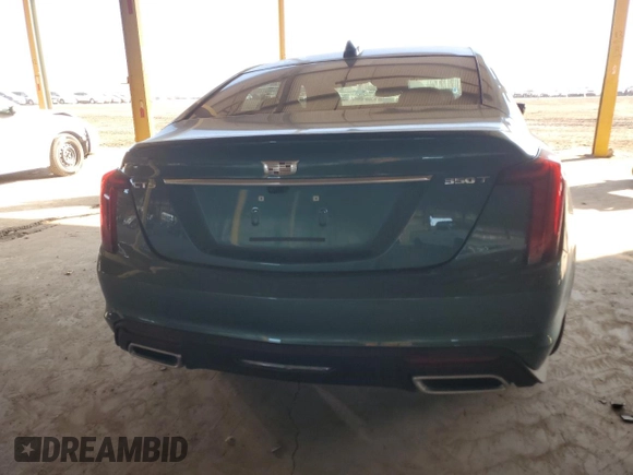 2025 Cadillac CT5 Premium Luxury with VIN 1G6DN5RK9S0106523, listed as a Copart auction lot 81950944 with 158 mi miles and Salvage title. Bid and sale history available at DreamBid. Image 6.