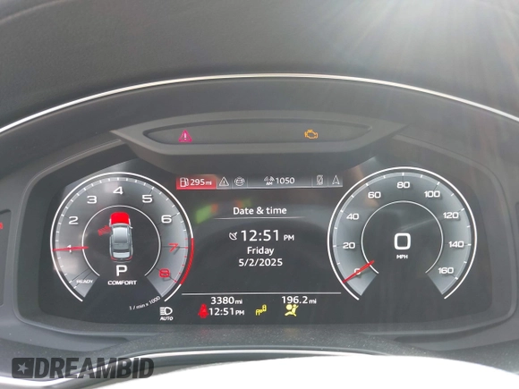 2024 Audi A6 Premium z VIN WAUD3BF2XRN036479, wystawiony jako IAAI lot #42168192 z przebiegiem 3 380 mil mil oraz . Historia ofert i sprzedaży dostępna na DreamBid. Obrazek 7.