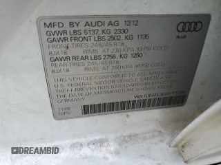 2013 Audi allroad Premium Plus with VIN WA1UFAFL3DA177238, listed as a Copart auction lot 72577794 with 182,733 mi miles and Salvage Title. Bid and sale history available at carsss.com. Image 12.