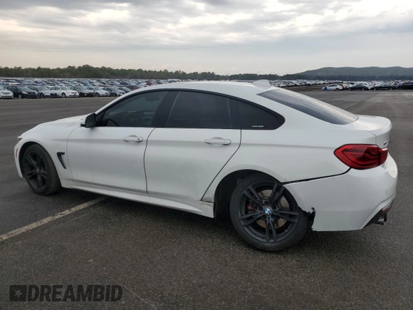 2018 BMW 4 Series 430i xDrive with VIN WBA4J3C53JBG90792, listed as a Copart auction lot 52365525 with 107,238 mi miles and Salvage Title. Bid and sale history available at DreamBid. Image 2.