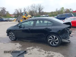 2015 Honda Civic Sedan LX with VIN 19XFB2F55FE032171, listed as a IAAI auction lot 41998655 with 116,857 mi miles. Bid and sale history available at carsss.com. Image 15.
