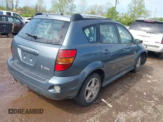 2007 Pontiac Vibe with VIN 5Y2SL65807Z425418, listed as a IAAI auction lot 42140976 with 158,855 mi miles. Bid and sale history available at carsss.com. Image 4.