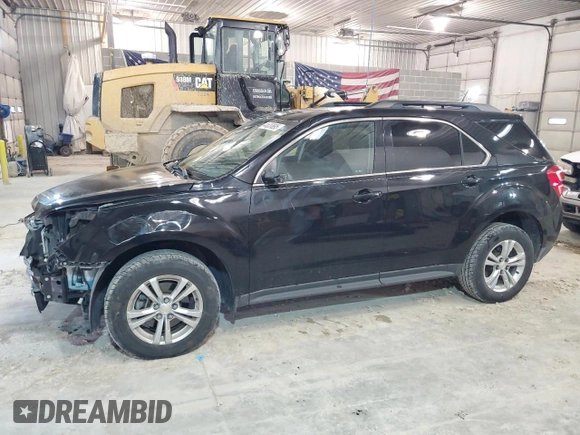2016 Chevrolet Equinox LT with VIN 2GNALCEK5G6266632, listed as a Copart auction lot 44636695 with 101,897 mi miles and Salvage Title. Bid and sale history available at carsss.com. Image 1.