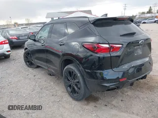2021 Chevrolet Blazer RS with VIN 3GNKBKRS2MS527336, listed as a IAAI auction lot 41859336 with 126,029 mi miles and . Bid and sale history available at DreamBid. Image 3.
