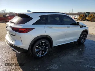 2023 Infiniti QX50 Sport with VIN 3PCAJ5FAXPF123167, listed as a Copart auction lot 89006135 with 22,493 mi miles and Salvage title. Bid and sale history available at DreamBid. Image 3.
