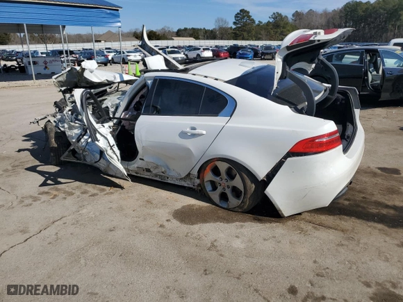 2017 Jaguar XE 25t with VIN SAJAR4BG6HA966842, listed as a Copart auction lot 42240875 with 0 miles and Salvage Title. Bid and sale history available at carsss.com. Image 2.