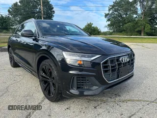 2019 Audi Q8 Premium Plus with VIN WA1BVAF17KD008859, listed as a Copart auction lot 66982405 with 123,507 mi miles and Clean title. Bid and sale history available at DreamBid. Image 1.