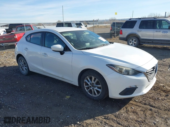 2016 Mazda 3 i Sport with VIN JM1BM1K71G1349198, listed as a IAAI auction lot 41084727 with 205,624 mi miles and . Bid and sale history available at DreamBid. Image 1.