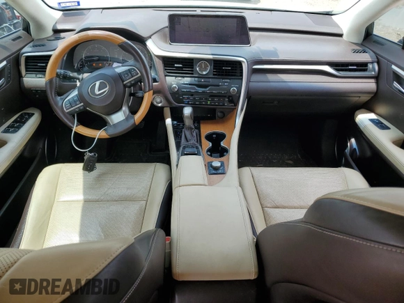 2016 Lexus RX 350 with VIN 2T2BZMCA1GC044207, listed as a Copart auction lot 54190245 with 156,285 mi miles and Salvage Title. Bid and sale history available at DreamBid. Image 8.