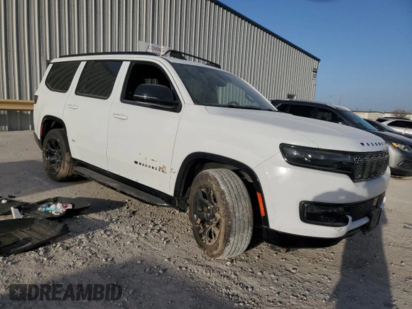 2024 Jeep Wagoneer Series II Carbide with VIN 1C4SJVBP2RS141330, listed as a Copart auction lot 47686585 with Not Provided miles and Salvage Title. Bid and sale history available at DreamBid. Image 4.