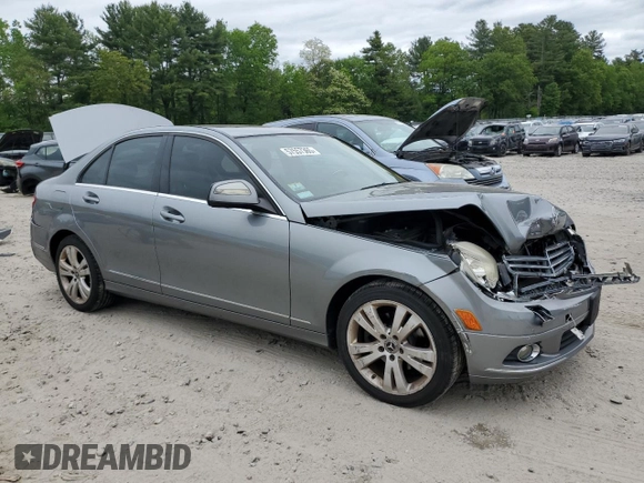 2008 Mercedes-Benz C 300 Sport with VIN WDDGF81XX8F157508, listed as a Copart auction lot 57557365 with 175,691 mi miles and Clean title. Bid and sale history available at DreamBid. Image 4.