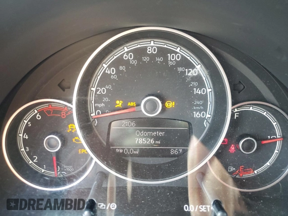 2018 Volkswagen Beetle S with VIN 3VWFD7AT7JM716678, listed as a Copart auction lot 56319315 with 78,526 mi miles and Salvage title. Bid and sale history available at DreamBid. Image 9.