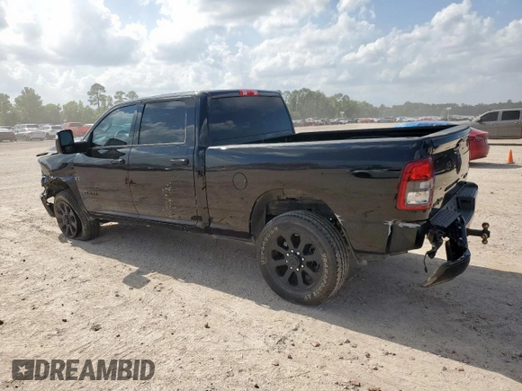 2024 Ram 2500 Big Horn with VIN 3C6UR5DL3RG119413, listed as a Copart auction lot 62002235 with 33,197 mi miles and Salvage title. Bid and sale history available at DreamBid. Image 2.